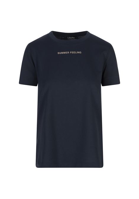 T-Shirt Lusso Blu S MAX MARA | 2519971033600009
